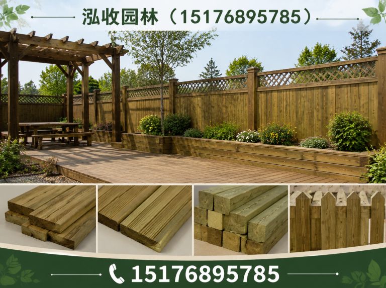 惠州防腐木展示图